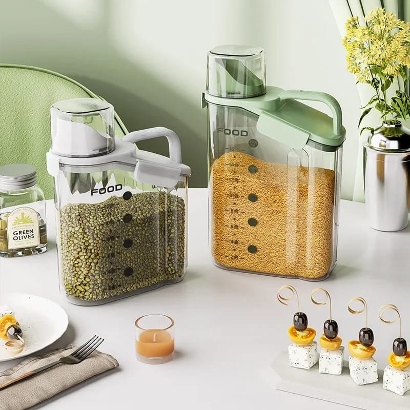 Transparent Sealed Storage Jar