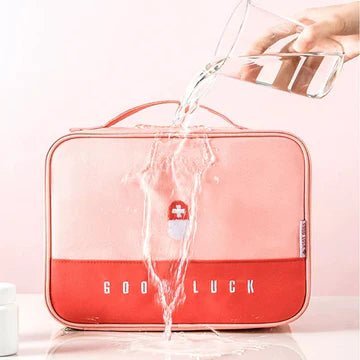Travel medicine storage bag