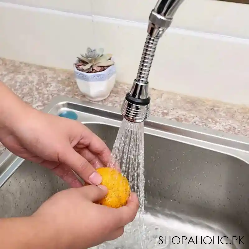 Turbo Flex 360-Degree Rotatable Flexible Faucet Sprayer