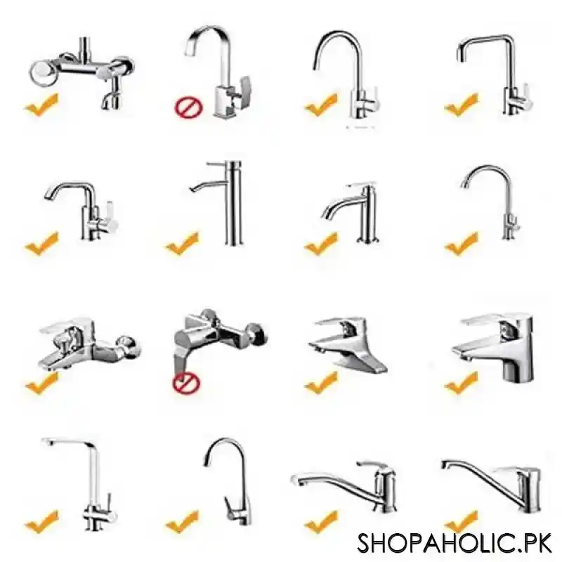Turbo Flex 360-Degree Rotatable Flexible Faucet Sprayer