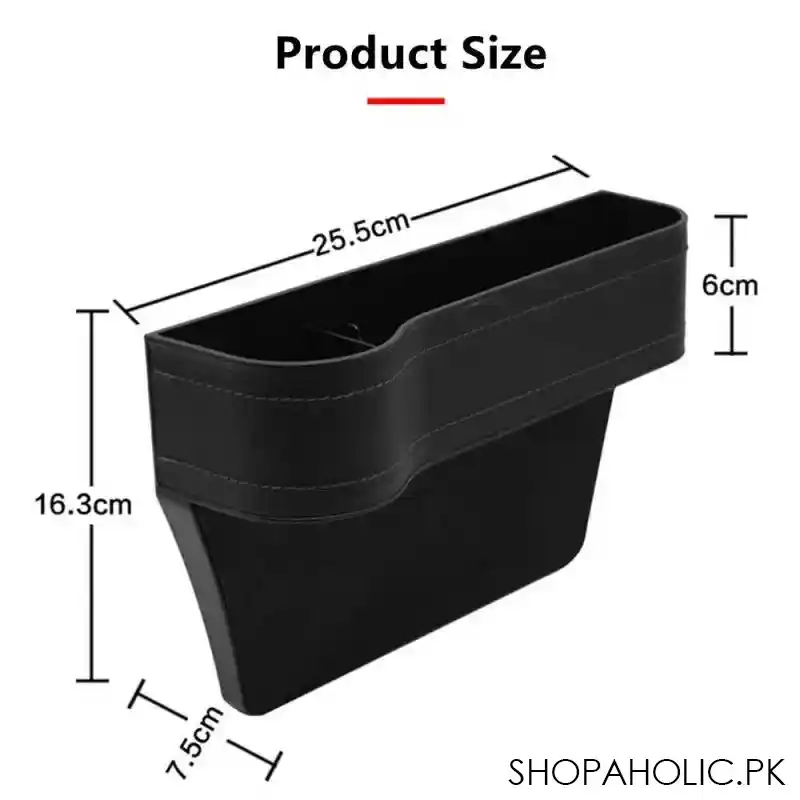 Universal Car Seat Console Side Pocket Storage Box Organizer