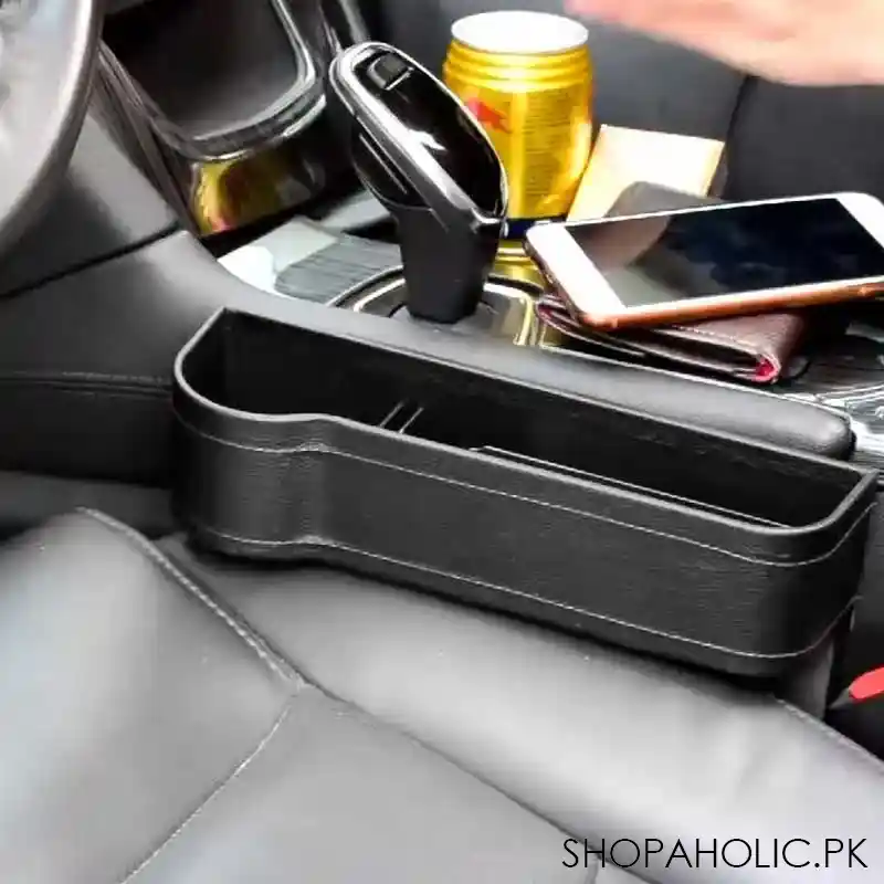 Universal Car Seat Console Side Pocket Storage Box Organizer
