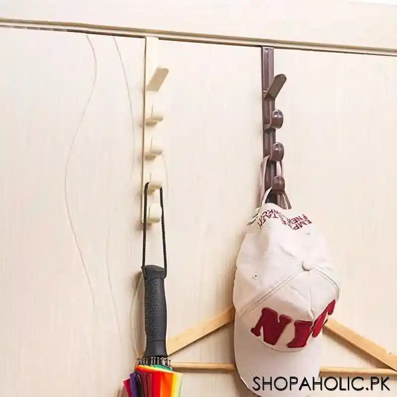 Vertical Hook Over the Door Organizer Holder with 5 Level