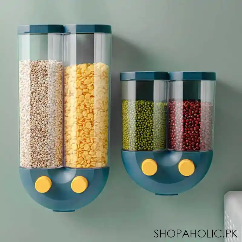 Wall-Mounted Double Sided U-Shape Cereal and Pulses Dispenser
