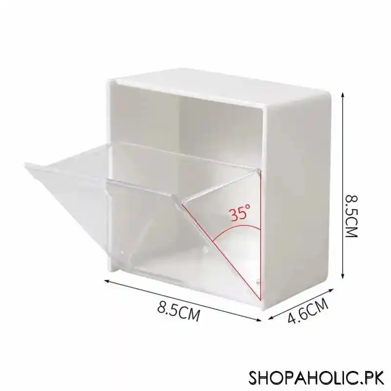 Wall Mounted Flip Mini Storage Box Organizer