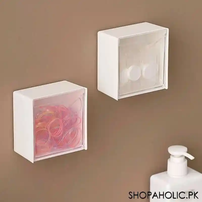 Wall Mounted Flip Mini Storage Box Organizer
