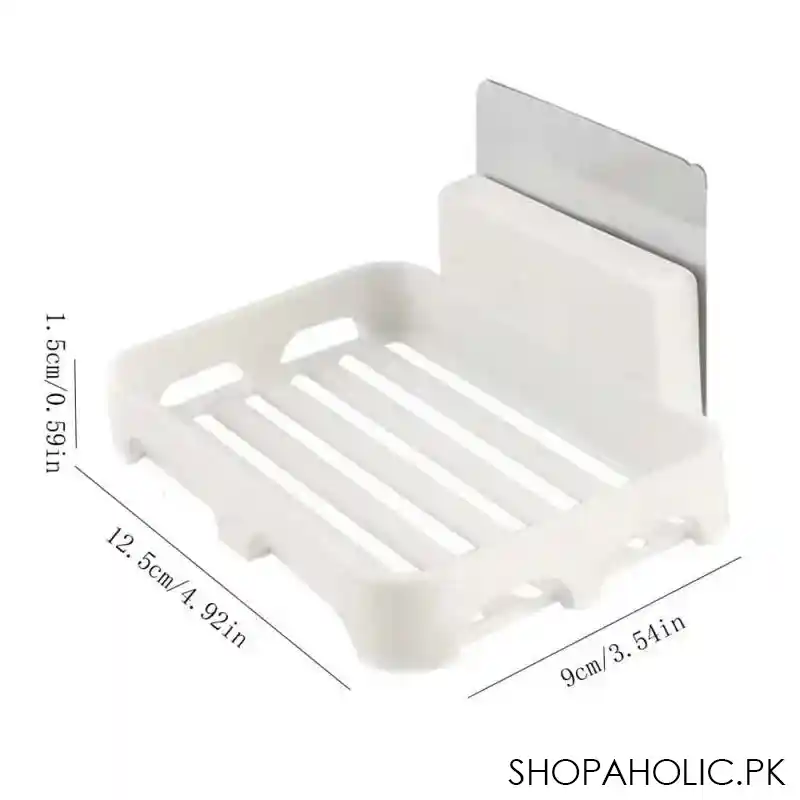 Wall Mounted Self-Adhesive Plastic Soap Holder