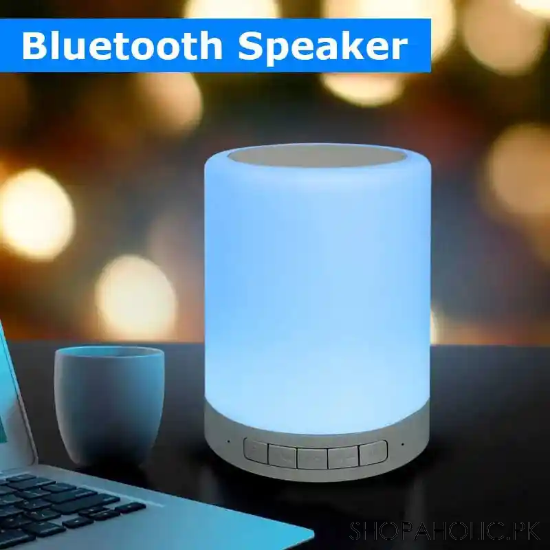 Wireless Bluetooth Speaker with Touch Lamp