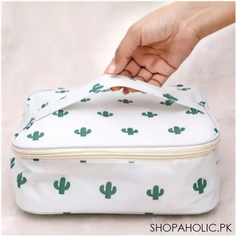 Zipper Travel Cleaning Pouch Toiletries Travel Storage Bag Mini Casual Portable Cosmetic Bag Waterproof Makeup Organizer